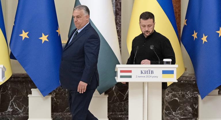Volodimir Zelenszkij megfenyegette Orbán Viktort
