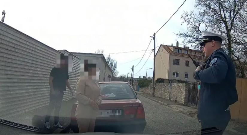 Veszprémben elkapták az ittas sofőrt, el se hiszi, hogyan próbálta kijátszani a rendőröket (videó)