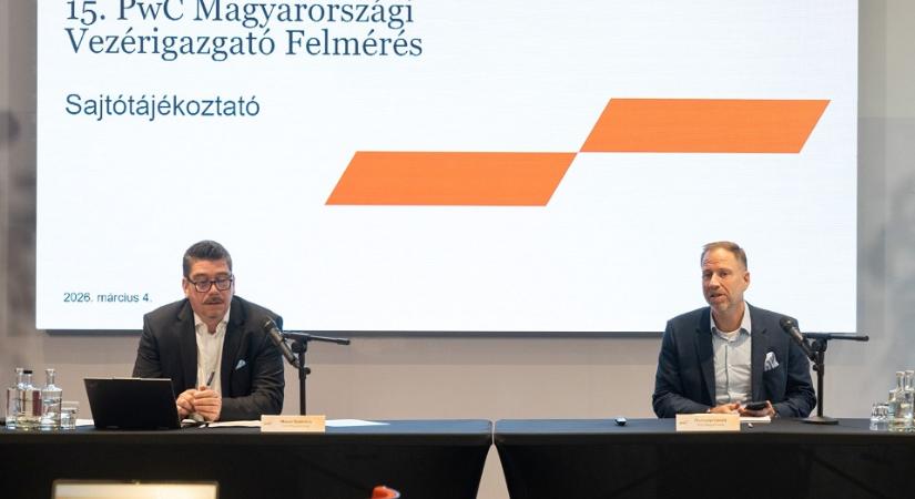 PwC vezérigazgató-felmérés: 15 éves mélypontra zuhantak a hazai cégvezetők árbevétel-várakozásai