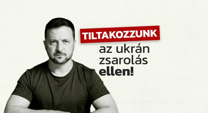 Beszédet mond Szijjártó Péter és Bárdosi Sándor az ukrán zsarolás elleni tüntetésen