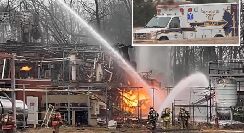 Hatalmas robbanás egy New Jersey-i kakaóvajüzemben