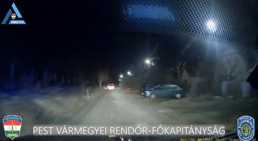 Szlalomozva vezetett, az ablakból dobálózott a drogos Erdőkertesen - Videó!