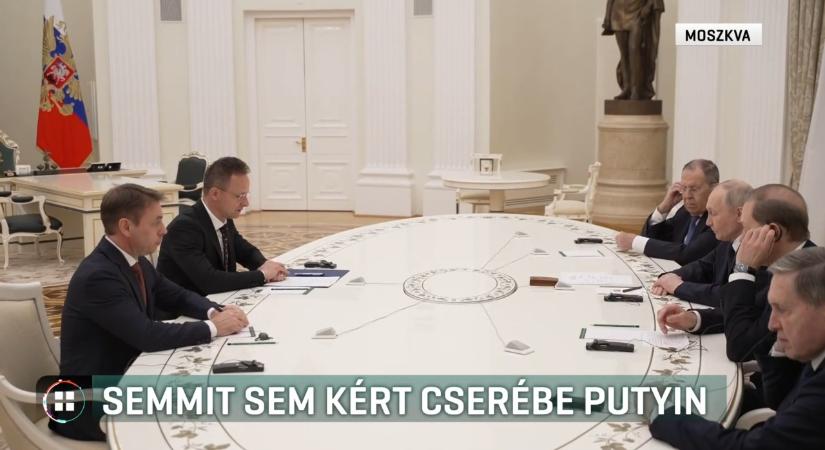 Szijjártó Péter szerint semmit sem kért cserébe Vlagyimir Putyin, azért, mert elengedett két, orosz hadifogságba esett ukrán-magyar katonát