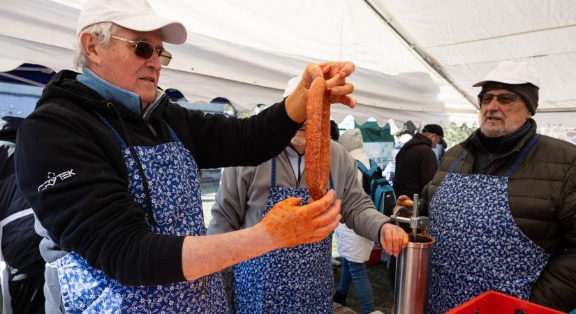 19 csapat kolbásza versenyzik Bánhidán