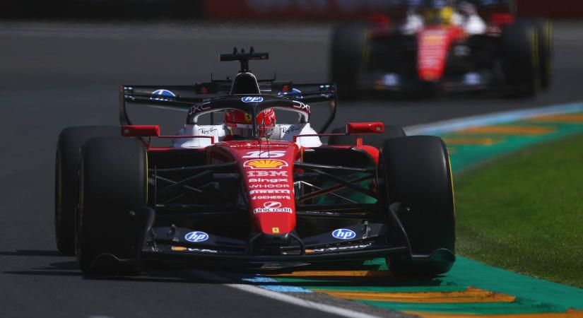 Leclerc-é az év első edzése, a világbajnok sehol