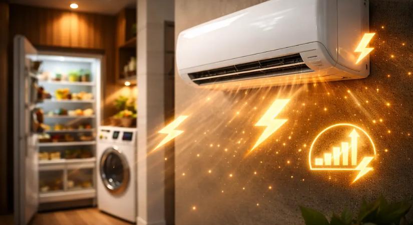 Ez a készülék több áramot fogyaszt, mint a hűtő és a mosógép együtt