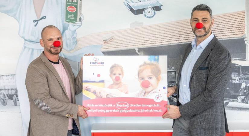 Együtt a gyógyító nevetésért - a Henkel 15 éve támogatja a Piros Orr Bohócdoktorokat