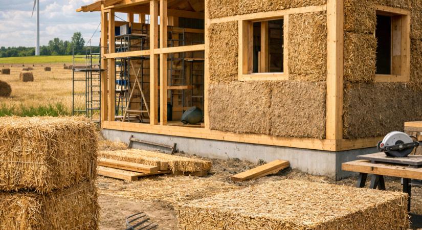 Szalmából házat?