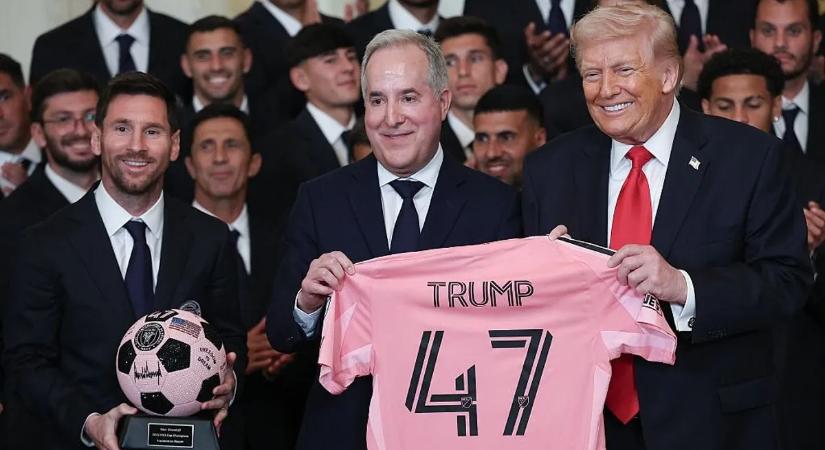 Pintér Dániel a Fehér Házban járt Donald Trumpnál az Inter Miamival
