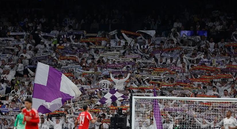 Egyetlen szurkoló miatt büntette meg a Real Madridot az UEFA