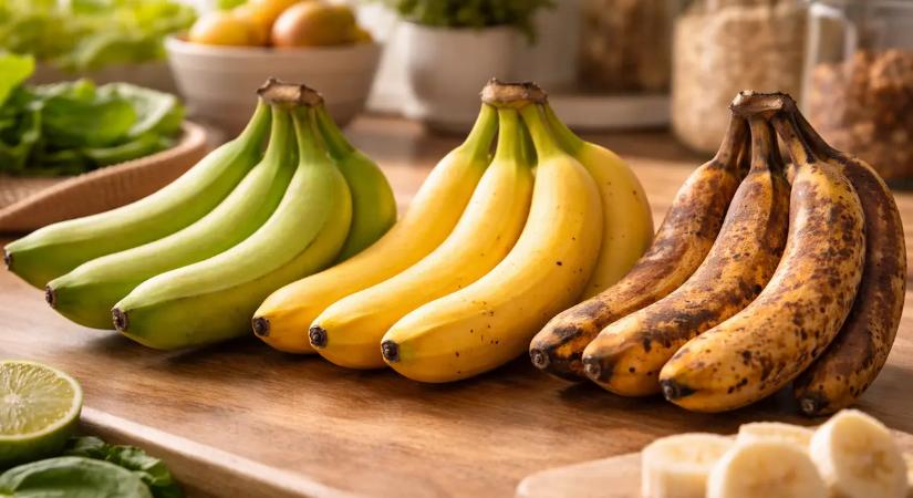Mikor a legegészségesebb a banán? A zöld, a sárga vagy a barna a nyerő?