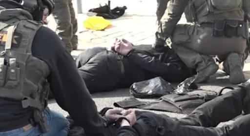 Videót tett közzé a TEK az ukrán pénzszállítók elfogásáról