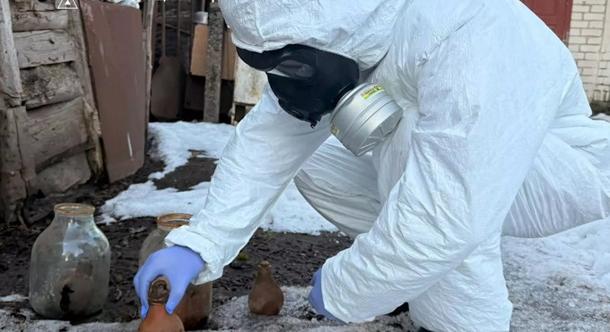 Zsitomirban 15 kg higanyt találtak egy lakóház udvarán