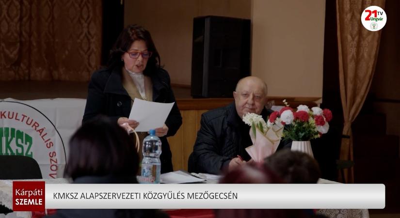 KMKSZ alapszervezeti közgyűlés Mezőgecsén (videó)