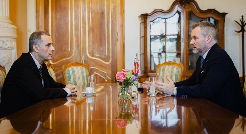 Maroš Žilinka legfőbb ügyésszel találkozott az államfő