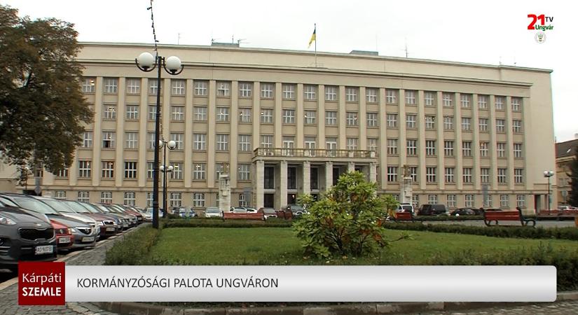 Kormányzósági palota Ungváron (videó)