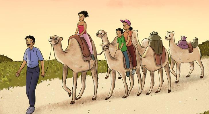 Sasszemed van? Csak az emberek 2%-a látja meg a kakukktojást a tevék között 11 másodperc alatt