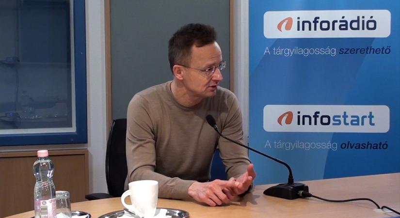 Szijjártó Péter: Ukrajna mindent egy lapra tesz fel, hogy ukránbarát magyar kormány legyen