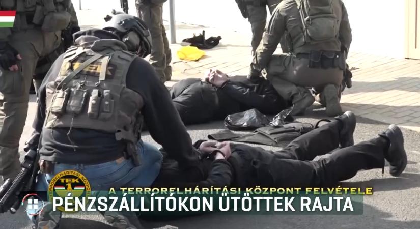 Ukrán pénzszállítókra csapott le a NAV és a TEK Magyarországon