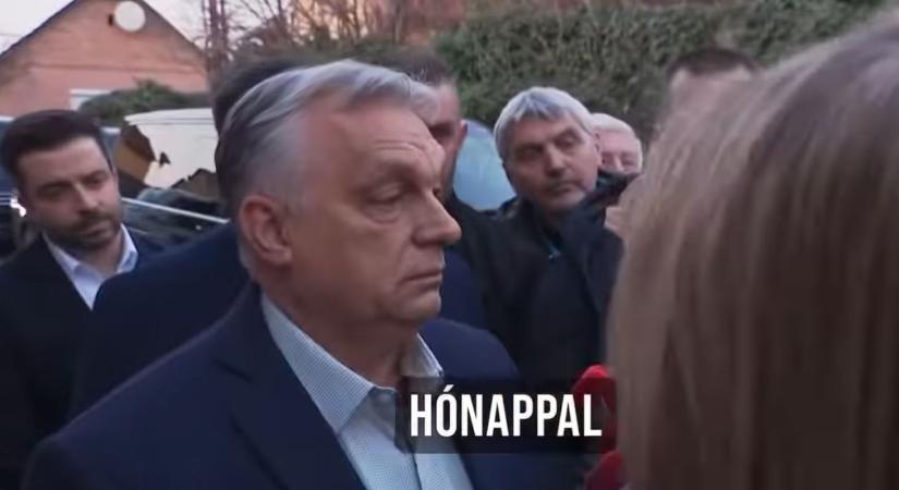 A Szőlő utcáról kérdezték Orbán Viktort