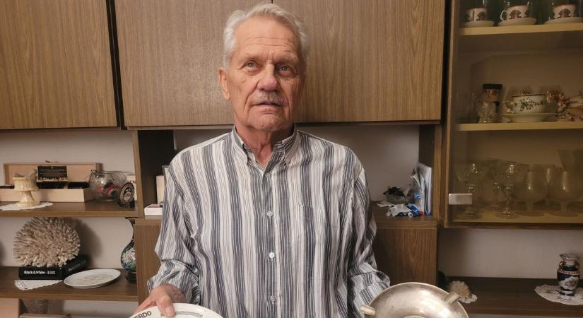 Kovács József és Fejes Gábor a vendég a múzeumban