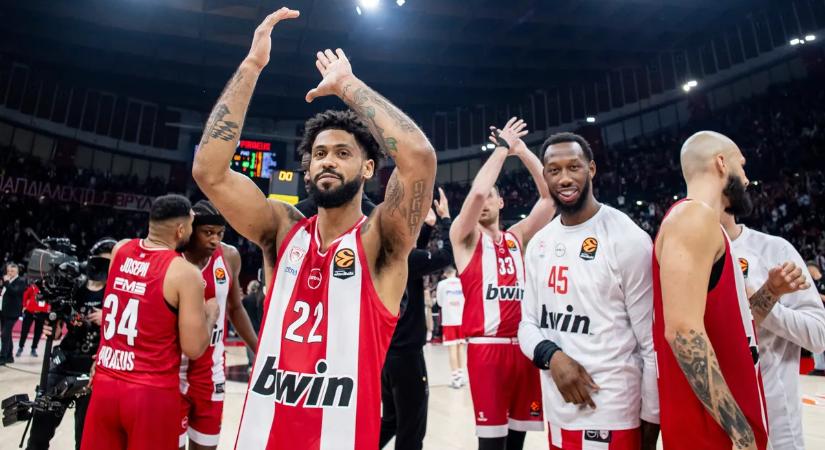 Férfi kosárlabda Euroliga: az Olympiakosz nyerte meg a görög rangadót