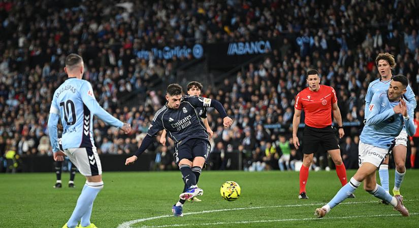 La Liga: utolsó percben szerzett góllal győzött a Celta Vigo otthonában a Real Madrid – videóval