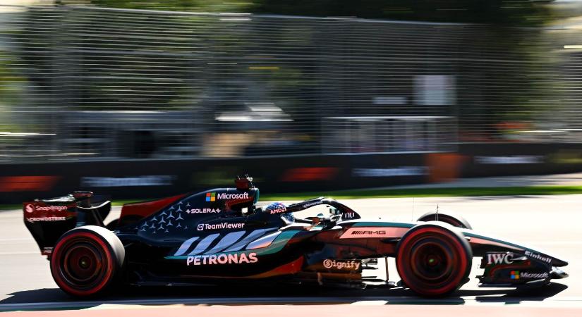 Nagy baleset, brutális Merci-előny az utolsó edzésen