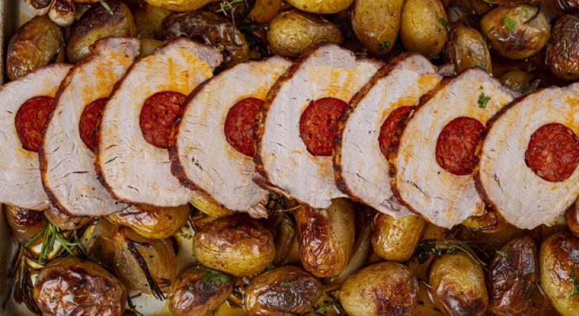 Kolbásszal töltött karaj – melegen és hidegen is finom