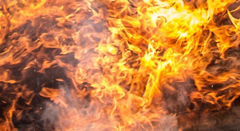 Lángolt egy autó Celldömölkön – A tűz egy erdősávot is veszélyeztetett
