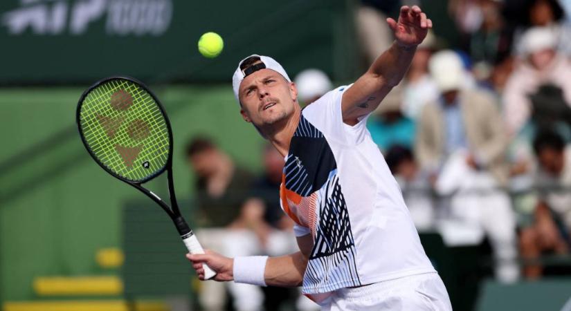 Fucsovics Márton elképesztő bravúrgyőzelmet aratott Indian Wellsben