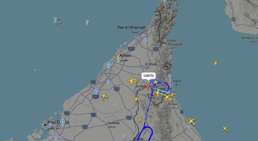 A dubaji repülőtér ideiglenesen felfüggesztette működését