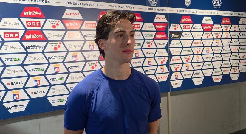 Fontos dolognak örülne a Volán jégkorongozója (videó)