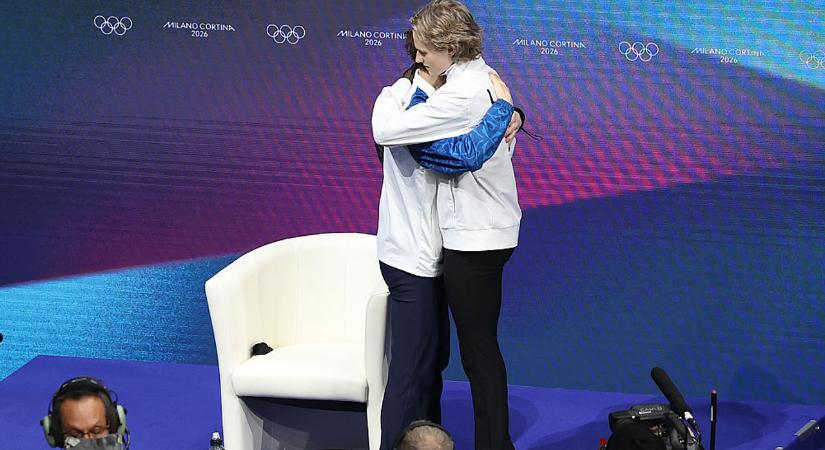 Ez az ölelés beírta magát az olimpiák történetébe: Fair Play-díjas lett Ilia Malinin megható gesztusa