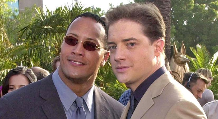 Brendan Fraser őszinte vallomása: borzasztóan irigyelte Dwayne Johnsont!
