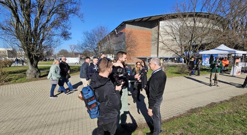 Debrecenbe jött Orbán Viktor