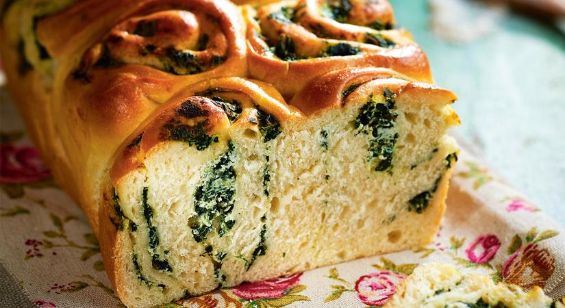 Húsvétra hangolva: spenótos-ricottás kalács