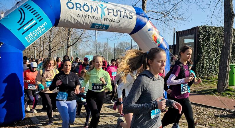 Ilyen volt a nőnapi örömfutás Győrben - képriport