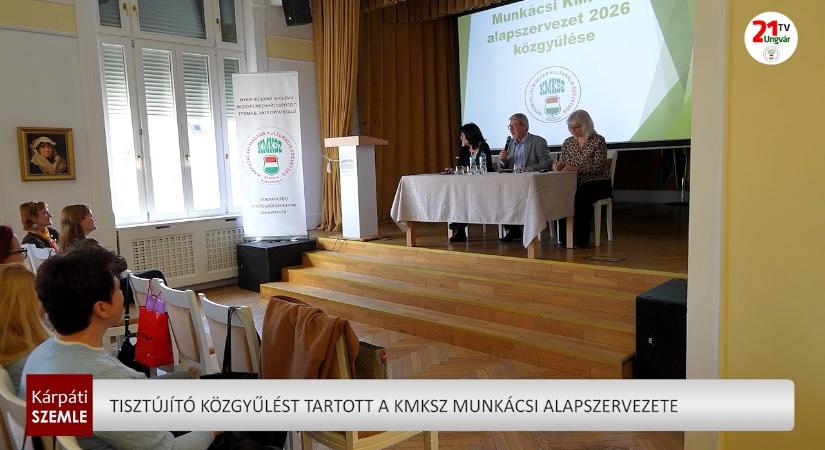 Tisztújító közgyűlést tartott a KMKSZ Munkácsi Alapszervezete (videó)
