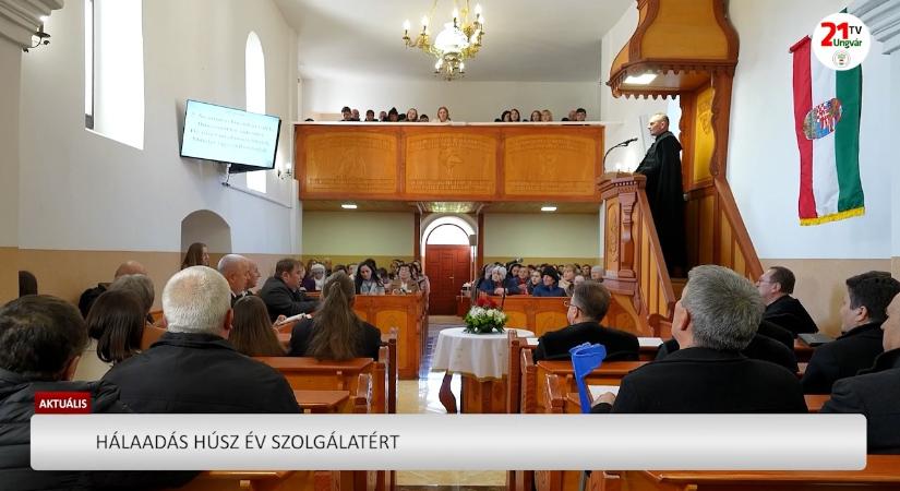 Aktuális (2026.03.07) Hálaadás húsz év szolgálatért (videó)