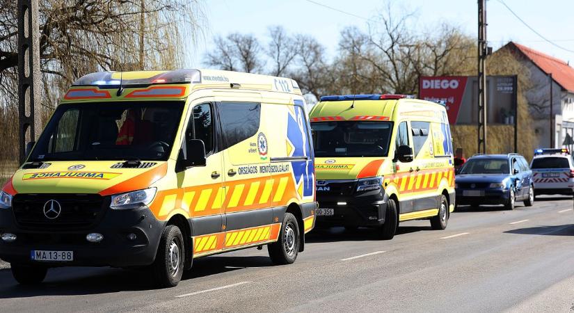 Motoros télűzés balesettel – kollégánk kamerája rögzített mindent Kiskunhalason – fotók, videó