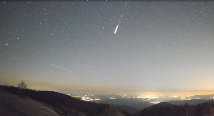 Tűzgömb húzott el Magyarország fölött