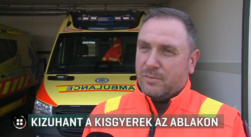 Kizuhant az ablakból a kisfiú