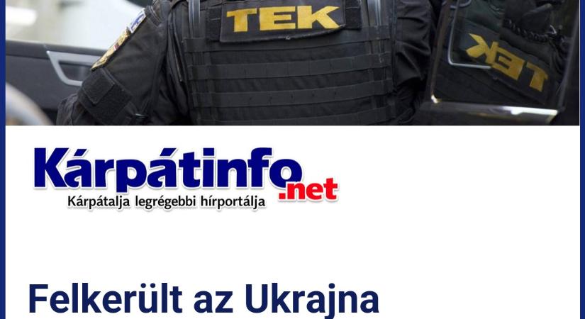 Felkerült az Ukrajna ellenségeit listázó honlapra a magyar Terrorelhárítási Központ (TEK) főigazgatója