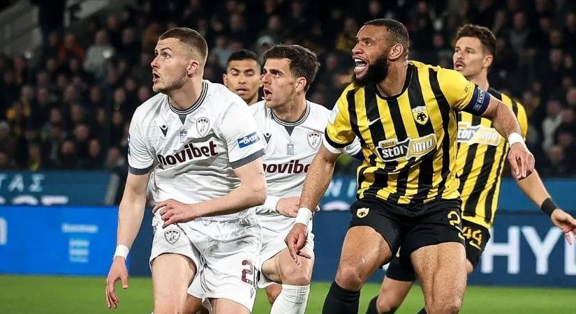 Varga Barnabás fejese után jött a gól, újra élen az AEK a görög bajnokságban