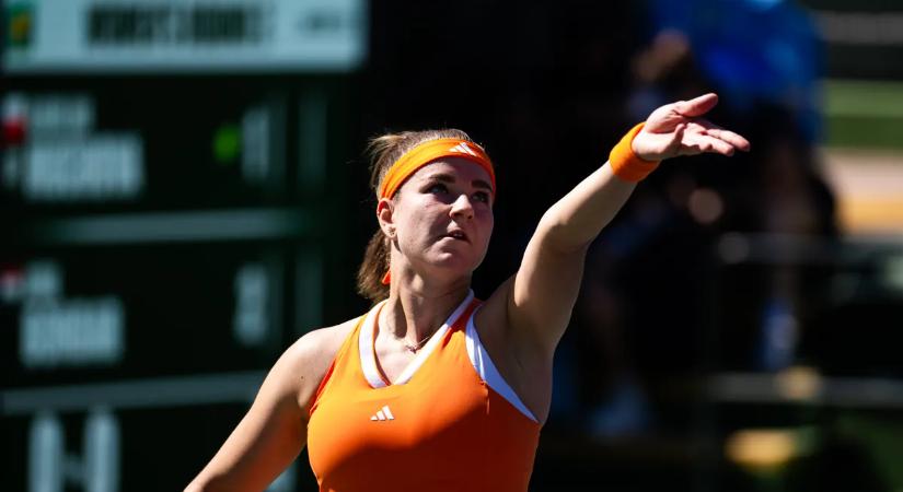 Bondár Anna kikapott Muchovától az Indian Wells-i tenisztornán
