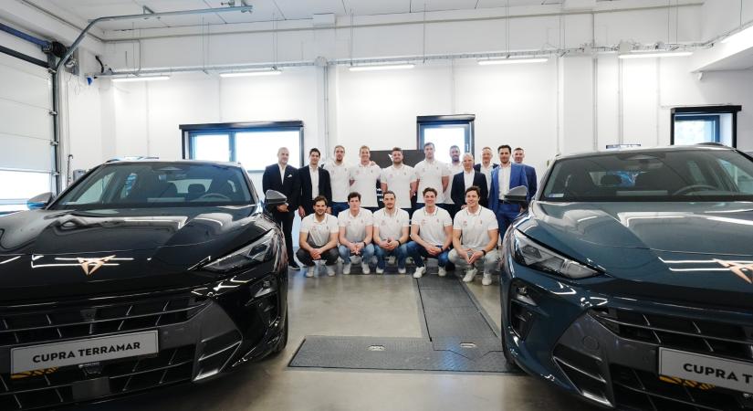 A férfiválogatott is belép a CUPRA világába