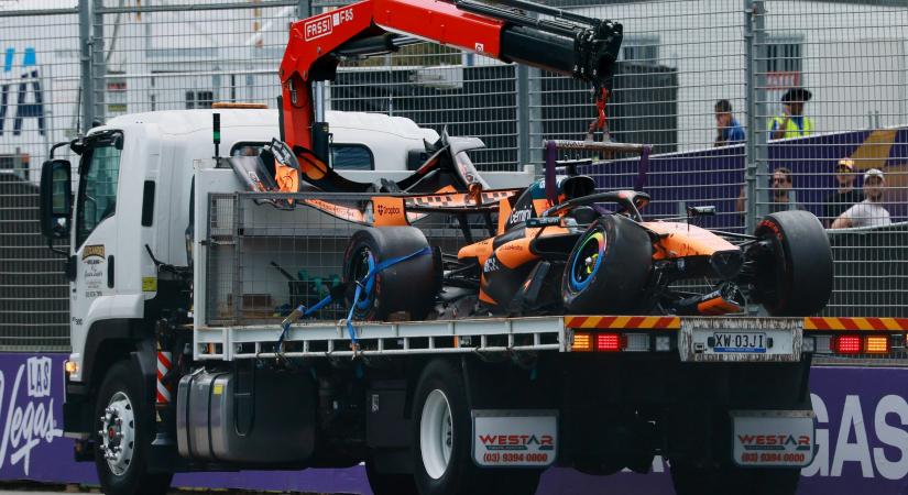 Az új motor miatt tört autót Piastri