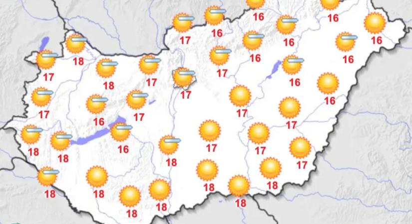 Marad a napsütéses tavaszi idő vasárnap is