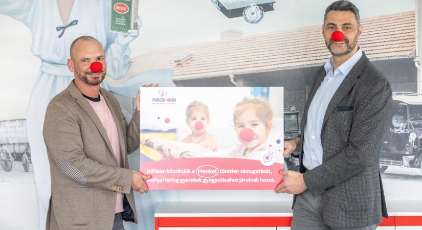 15 éve támogatja a Henkel Magyarország a Piros Orr Bohócdoktorok Alapítvány elkötelezett munkáját